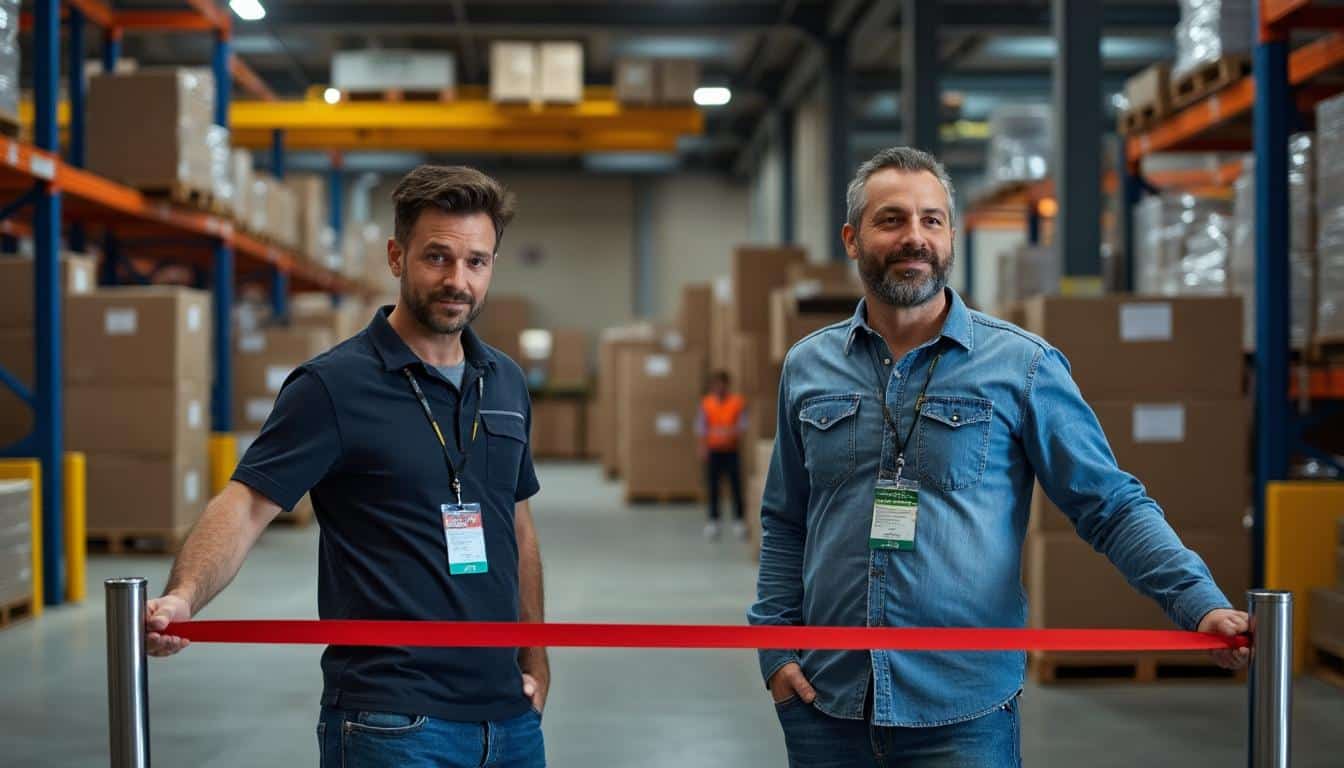 Gestion efficace du personnel logistique avec un tourniquet