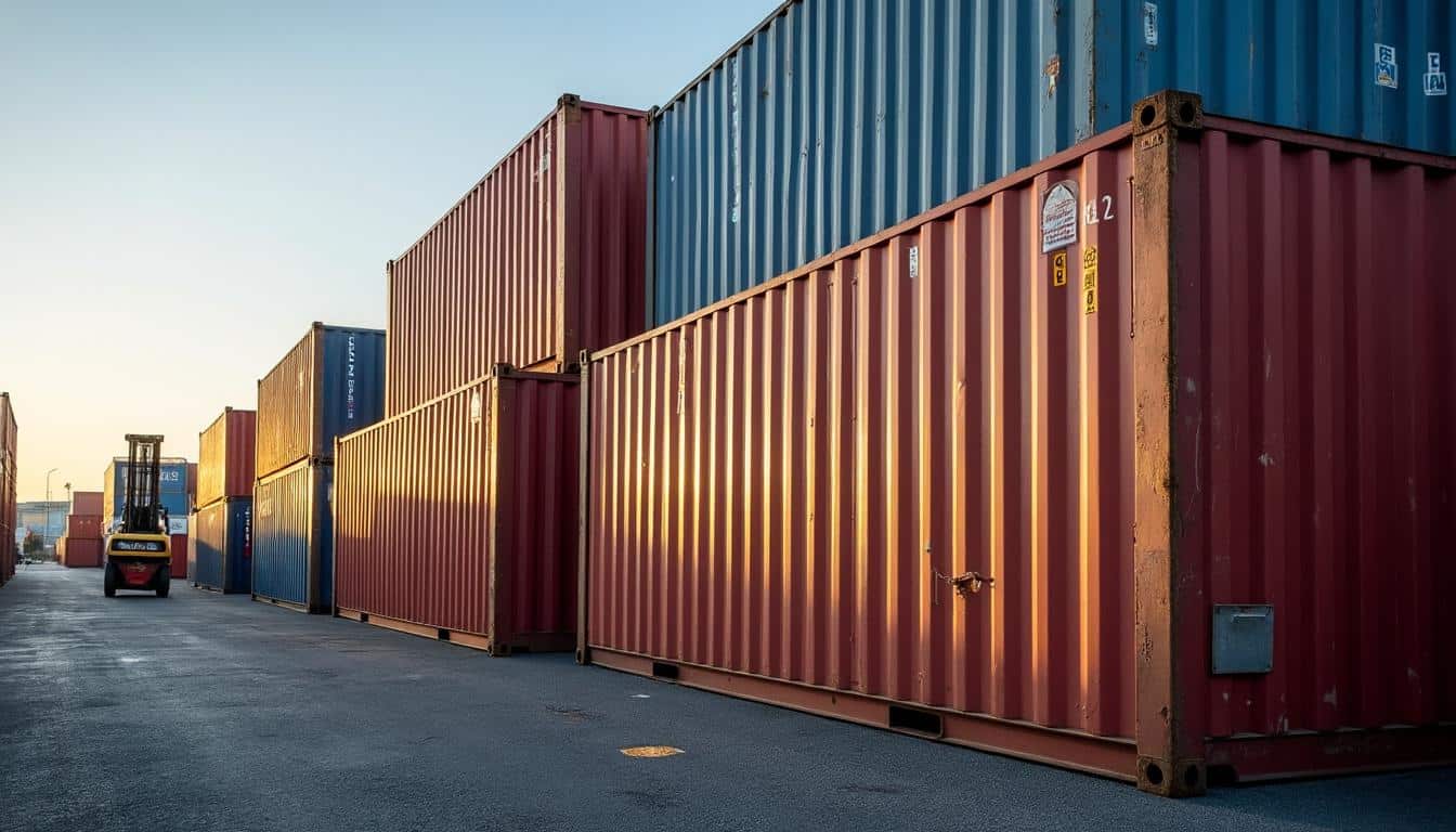 Illustration: Quelles sont les dimensions standards des conteneurs les plus utilisés ?