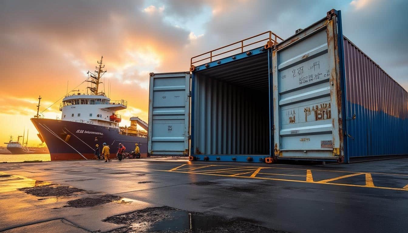 Illustration: Comprendre ce qu’est un conteneur de 40 pieds dans le transport maritime