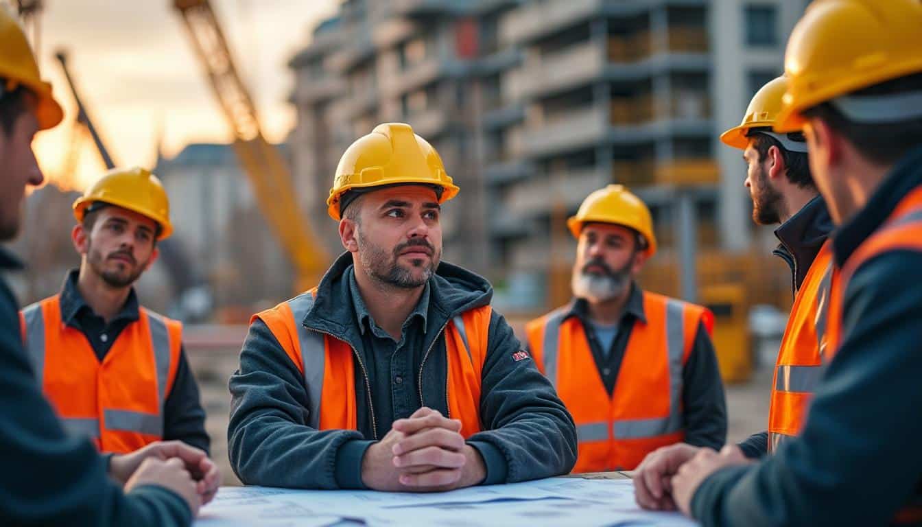 Illustration: Le rôle essentiel du leader en intérim et recrutement CDI dans le BTP à Paris 14