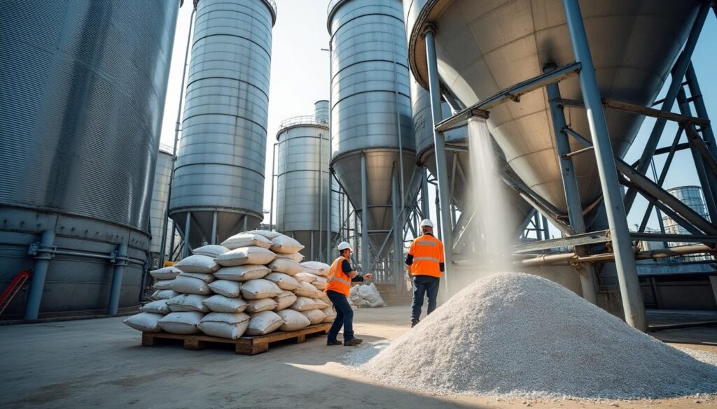 La gestion des stocks de matières via la manutention de silo