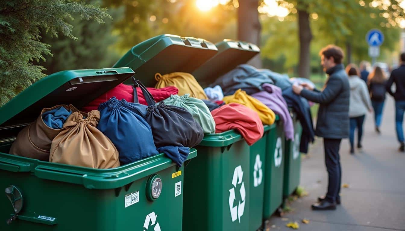 Illustration: Comprendre le rôle du bac de recyclage pour les vêtements usagés