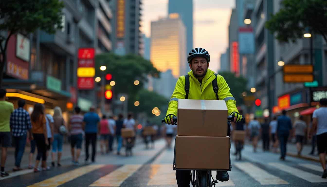 Illustration: Comprendre le concept de la cyclo-logistique en milieu urbain