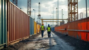 Conteneurs de chantier : optimiser espace et sécurité sur site