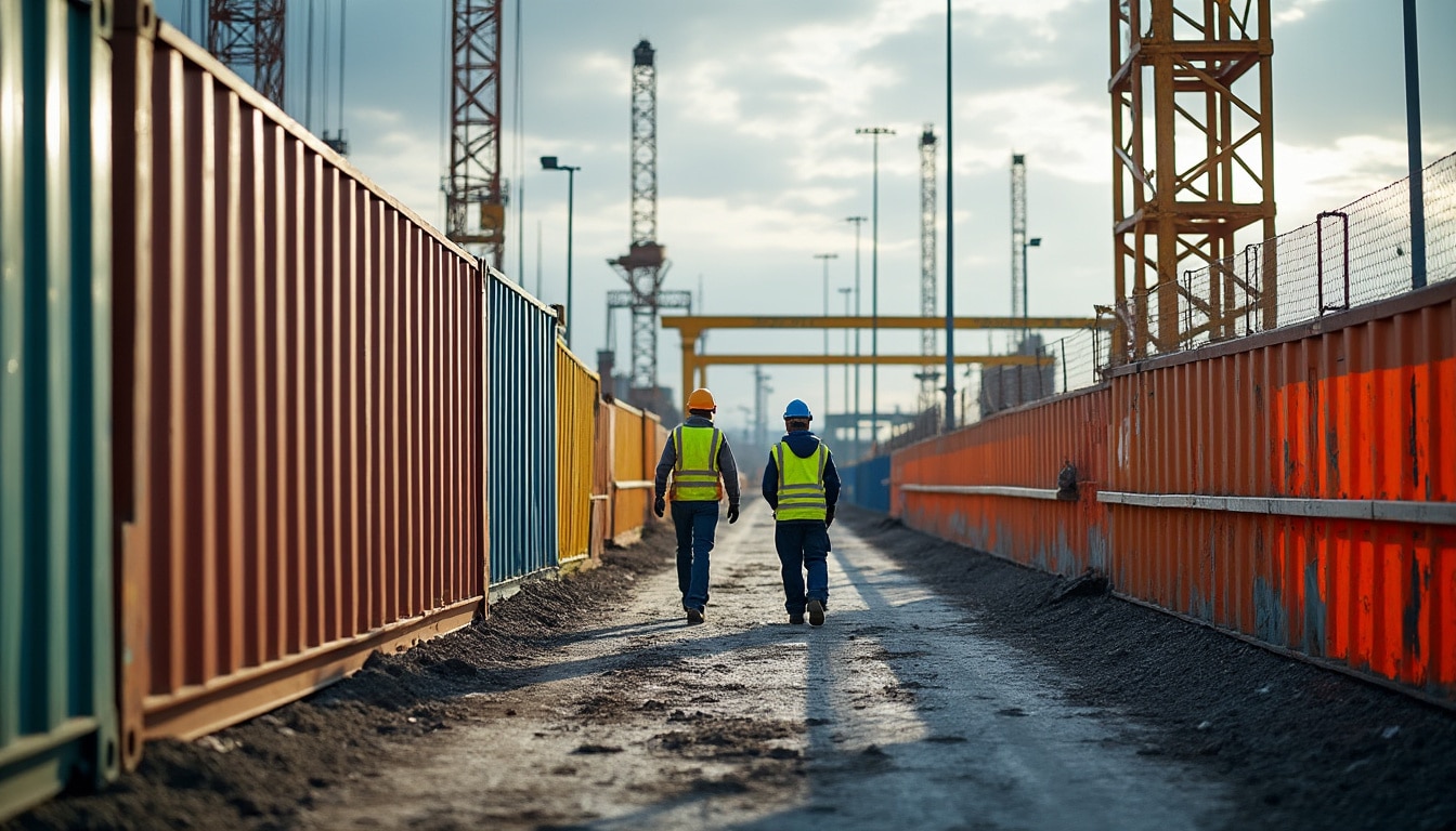 Conteneurs de chantier : optimiser espace et sécurité sur site