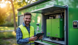 Chaufferie verte mobile : chauffage écologique, flexible et économique