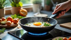 Poêle en acier carbone : robustesse et cuisson parfaite au quotidien