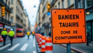 Panneau travaux : guide pour un affichage clair et utile