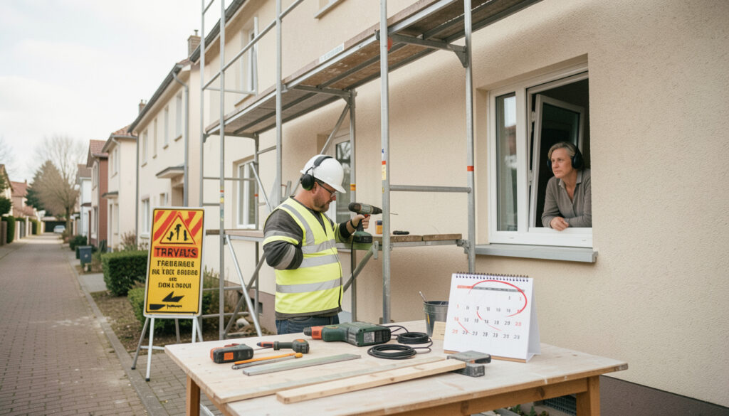 Travaux un jour férié : horaires, règles et recours