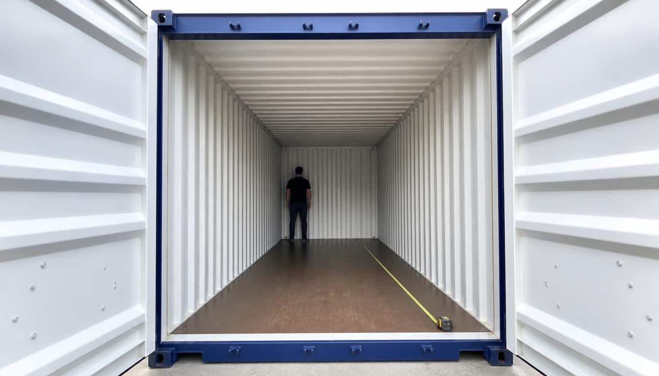 Dimensions intérieures d’un container de 20 pieds