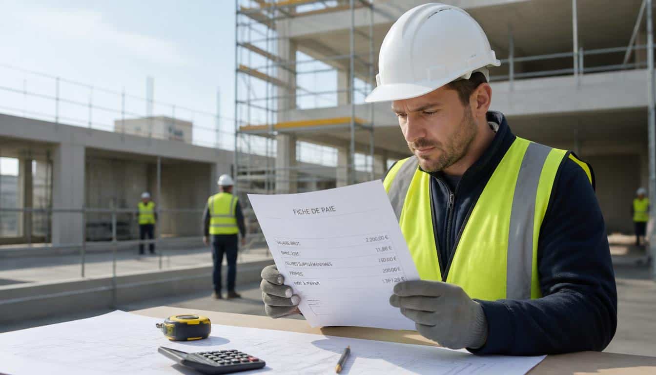 Smic dans le bâtiment : comment lire son salaire